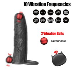 Preservativos vibratórios ampliação para homem preservativos reutilizáveis vibrador pênis anel manga adulto sex shop brinquedo para casais