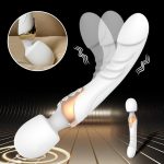 Sex Toys Double Headed Vibrador Masturbação Feminina Dispositivo Bombeamento e Vibração Homens e mulheres Flertando Massagem Produtos Sexuais