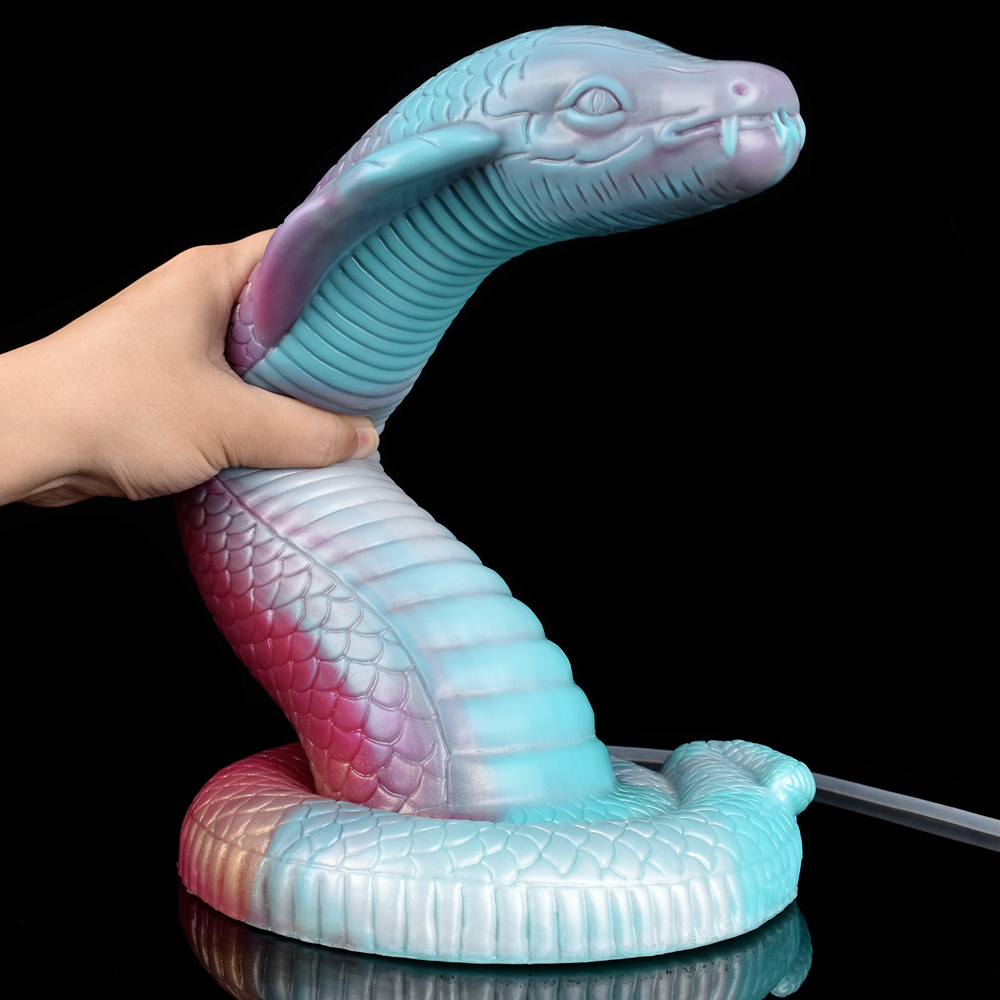 FAAK Enorme Longa Ejaculação Dildo realista Cobra Gigante Fantasia Snake Squirting Penis Textura Soft Silicone Sex Toys Para Mulheres Homens