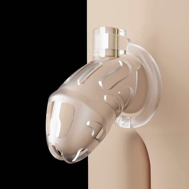 Male Chastity Device Cock Cage 3D Lightweight Curved Penis Ring Bondage Belt Fetish for Men Dick Lock BDSM Adult Sex Toys