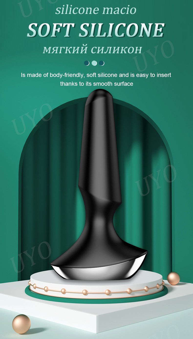 Satisfyer plug-ilicious 2 app controle remoto massageador de próstata buttplug brinquedo para homem vibrador de silicone material fêmea plugue anal