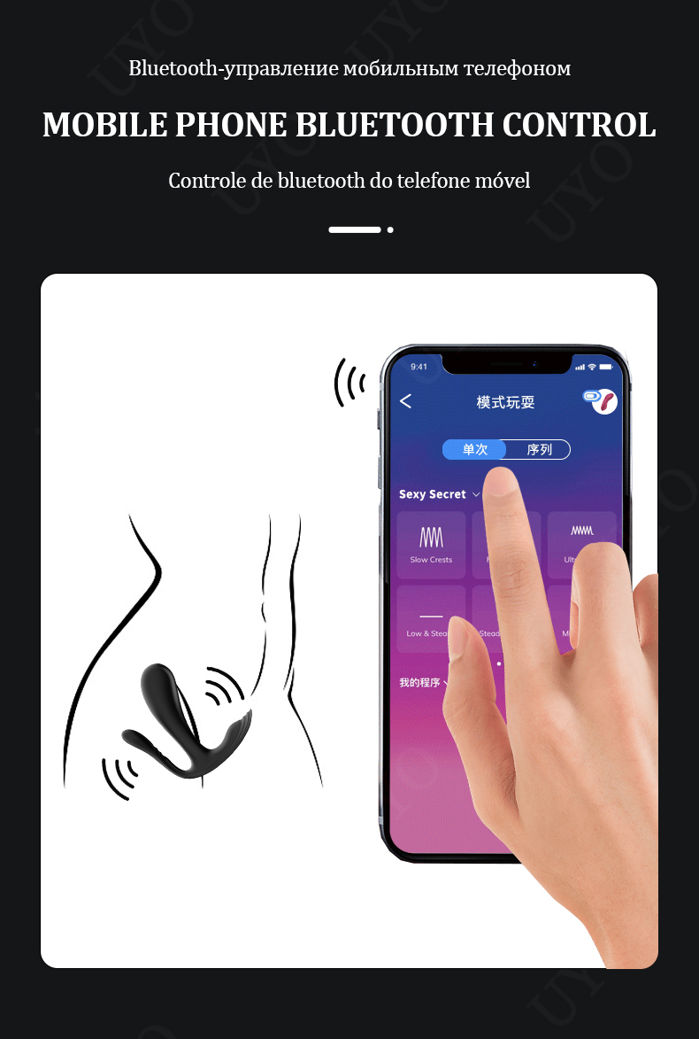 Vibrador de silicone para mulheres, aplicativo de controle remoto, plug anal, g spot, estimulador do clitóris, top secret +