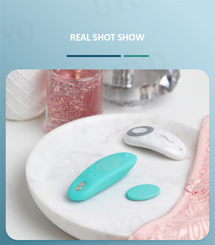 Vibrador clitoriano wearable We-Vibe Moxie para mulheres, silicone macio, controle remoto de aplicativos, design magnético, estimulador do clitóris, brinquedos sexuais
