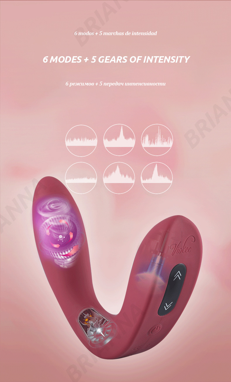 Violec hercules wearable silicone vibrador dobrável controle remoto massageador de próstata g-ponto estimulador brinquedos sexuais para mulher uyo
