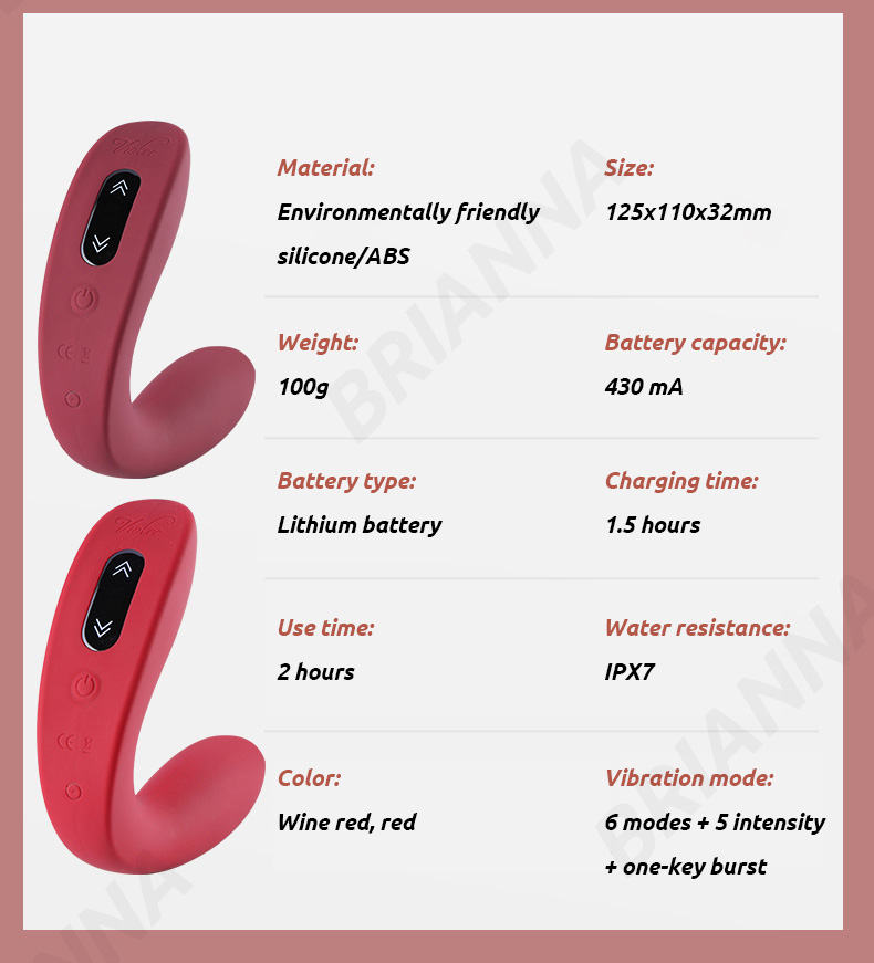 Violec hercules wearable silicone vibrador dobrável controle remoto massageador de próstata g-ponto estimulador brinquedos sexuais para mulher uyo