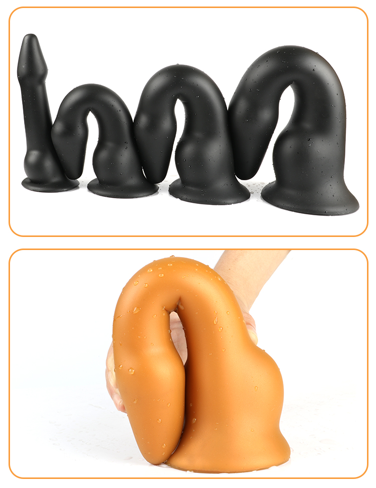 Dildos Longos Falo Liso De Silicone Lure Com Ventosa