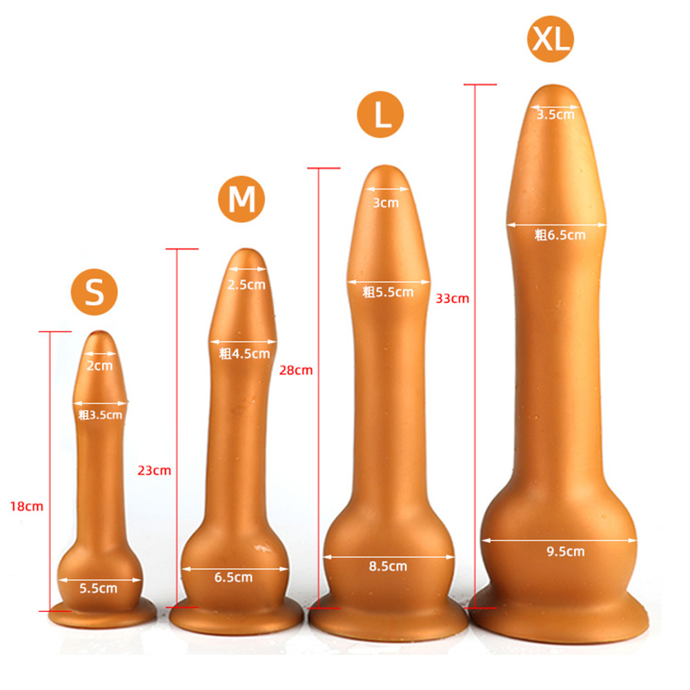 Dildos Longos Falo Liso De Silicone Lure Com Ventosa