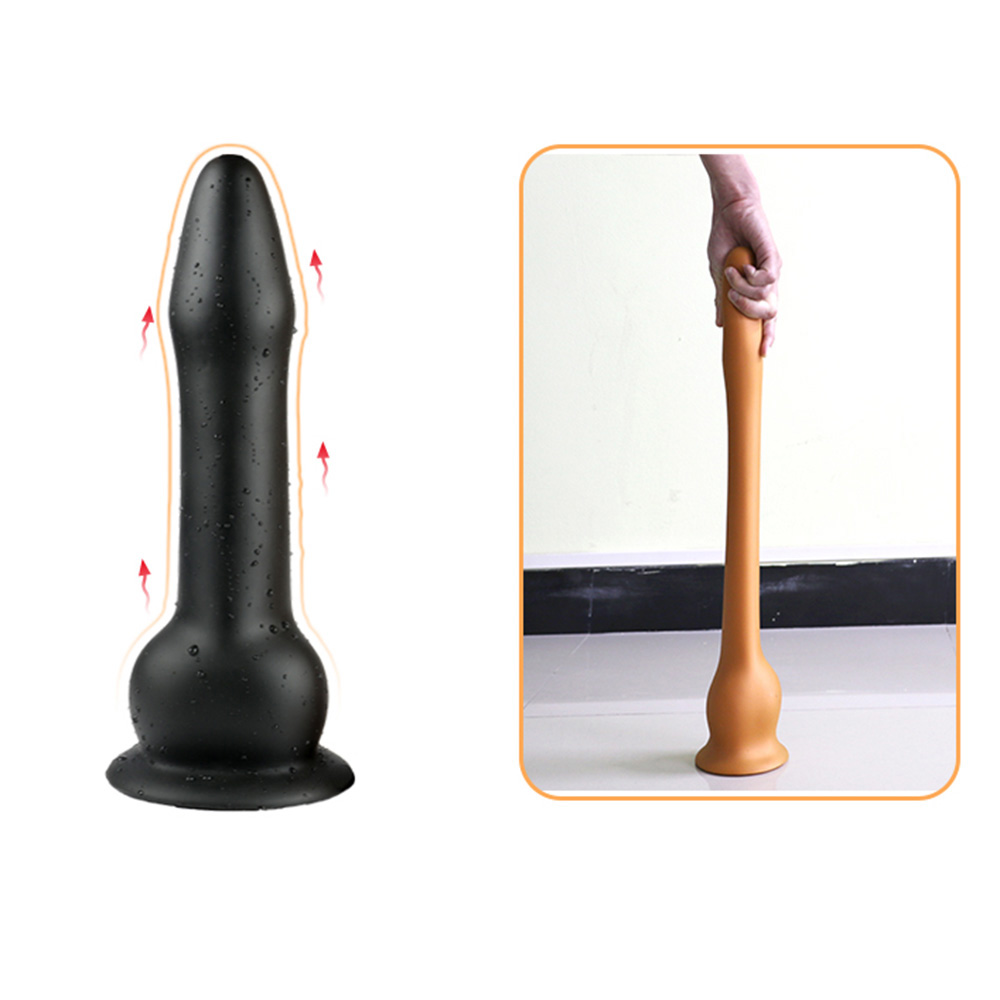Dildos Longos Falo Liso De Silicone Lure Com Ventosa