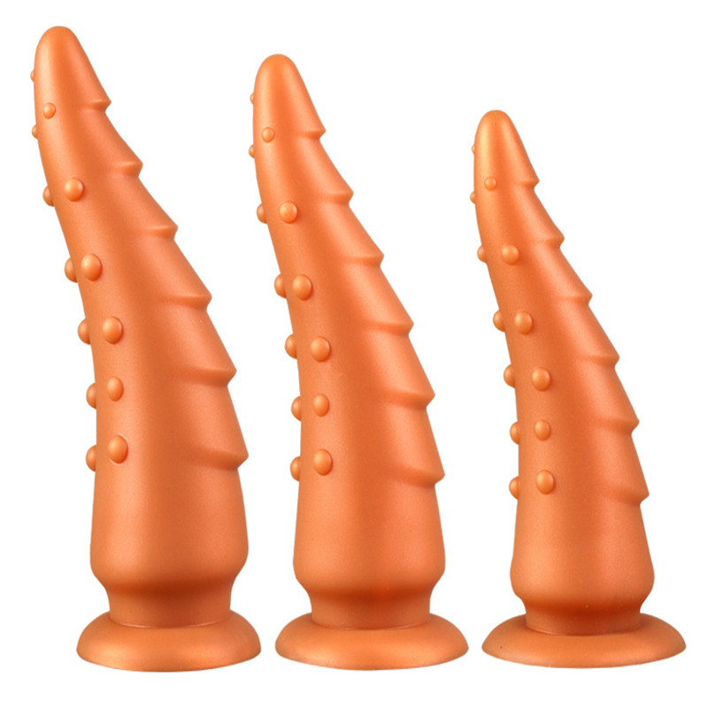 Dildo Grande De Silicone Tentáculo Estimulador - Imagem 2