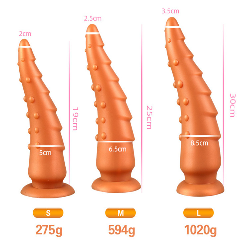 Dildo Grande De Silicone Tentáculo Estimulador - Imagem 5