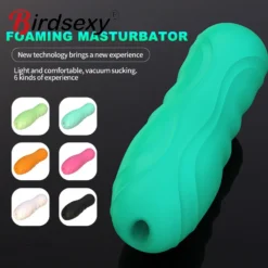 Masturbador Foaming pussy verde e as cores disponíveis