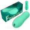Masturbador masculino Foaming verde com a caixa