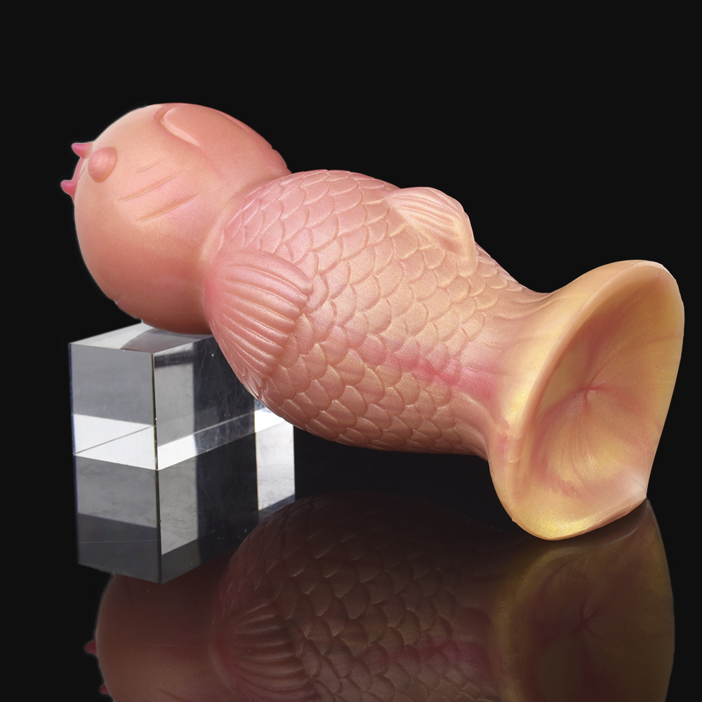 Sxxy nova forma de carpa anal plug com otário enorme animal dildo brinquedos sexuais para mulheres g-ponto estimular vagina masturbar massagem