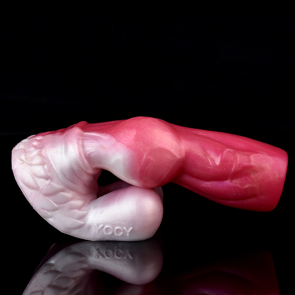 Manga de pênis de silicone masculino, pênis wearable falo, brinquedo sexual esticável para adultos, nó de cachorro realista, dildo, novo, 18 Plus