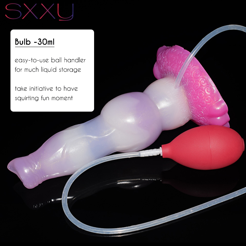 Sxxy animal esguicho vibrador nó encaracolado revestido retriever ejaculação pênis cum prazer sexual brinquedos sexuais limpeza anal butt plug Sxxy animal esguicho vibrador nó encaracolado revestido retriever ejaculação pênis cum prazer sexual brinquedos sexuais limpeza anal butt plug