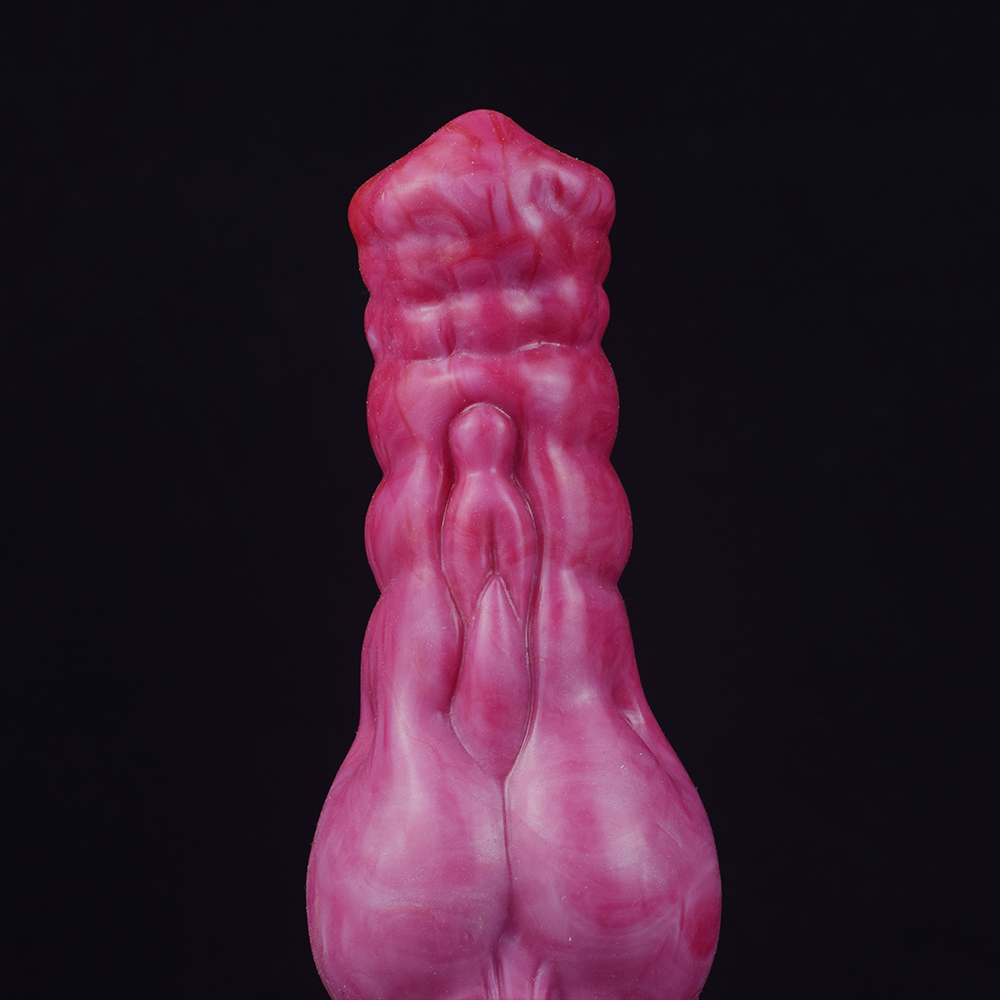 Dog Séries Animal Gory Knot Dildo Plug Anal Grande