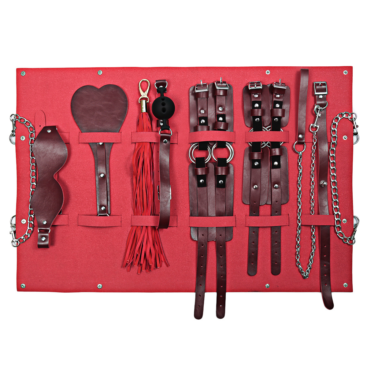 Couro bdsm kits adultos brinquedos sexuais para mulheres homens algemas gag chicote batendo produtos sexuais bdsm bondage conjunto brinquedo do sexo para casais