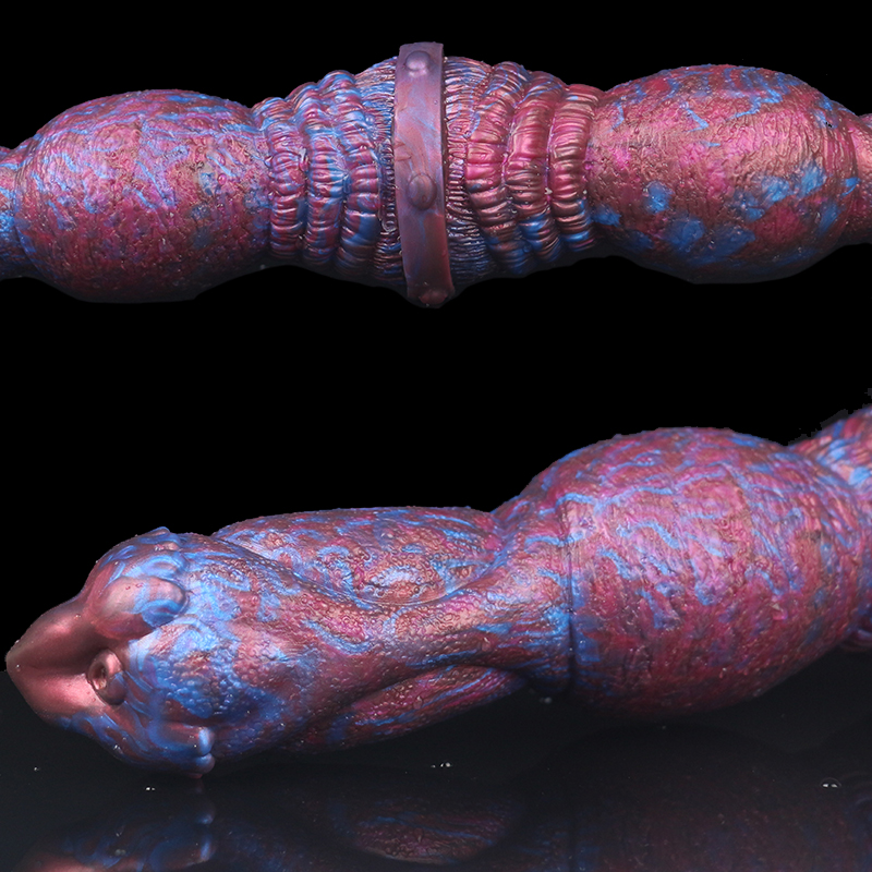 Smmq 43cm enorme nó duplo vibrador macio silicone anal plug g-ponto estimulação ânus para produtos íntimos femininos brinquedos sexuais para mulher
