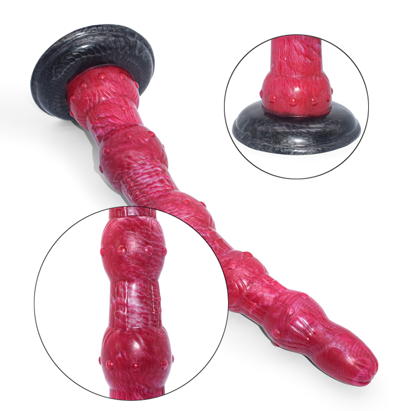 14.48 Polegada longo silicone contas anais butt plug feminino g-spot masturbar colorido fantasia dildo para massageador de próstata masculino