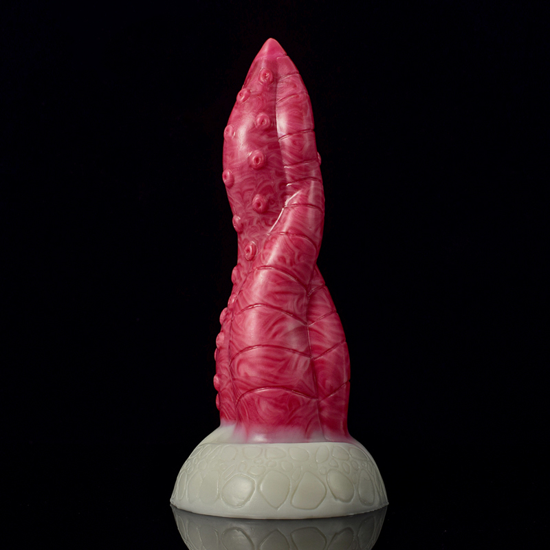 Brinquedo macio do sexo do silicone do tentáculo do polvo do dildo animal falso artificial do pênis do copo da sucção do monstro de smmq com
