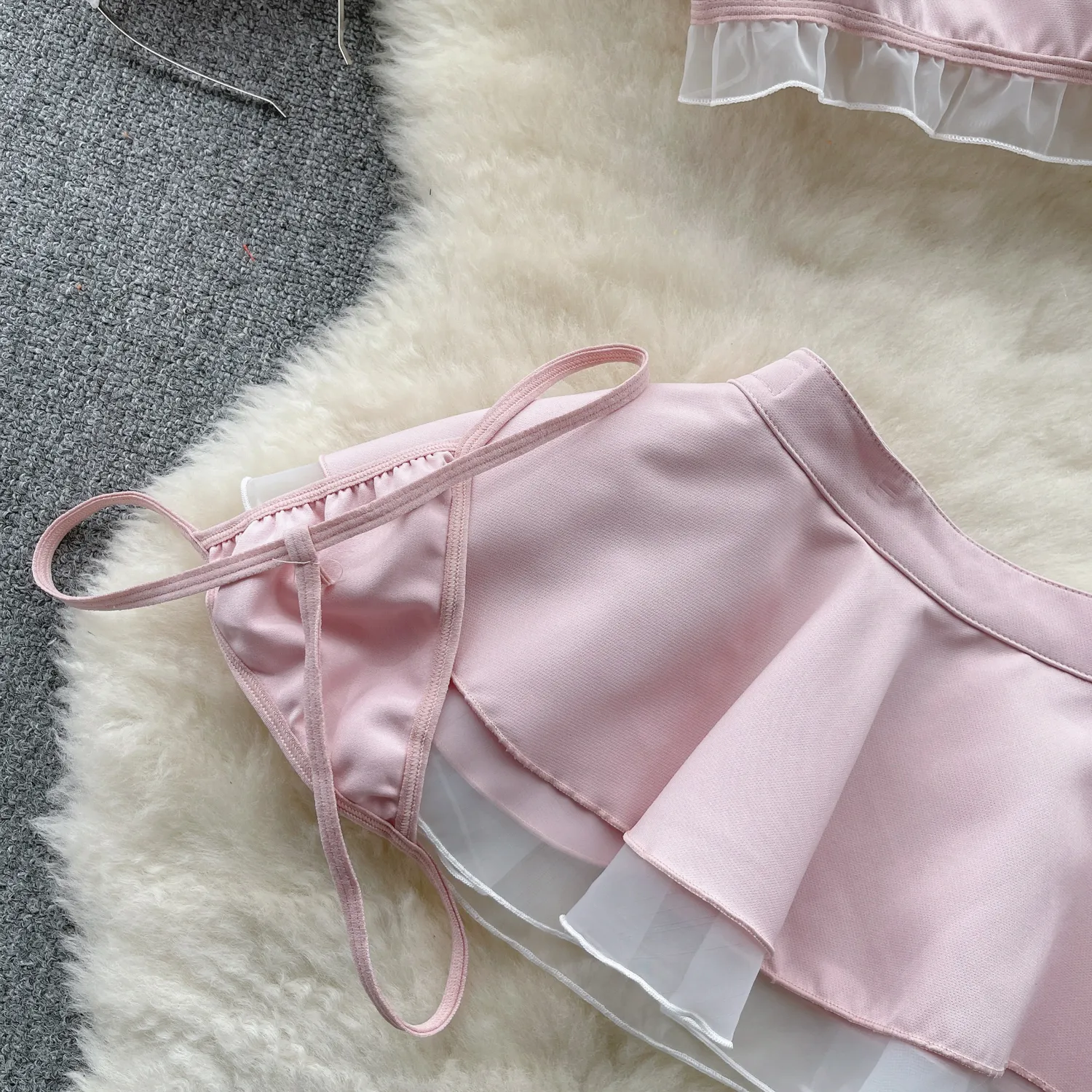 SINGREINY-uniforme erótico de enfermeira para mulheres, ternos sensuais, mangas curtas, babados, mini saia, pijamas tangas, roupa pornô, 2023