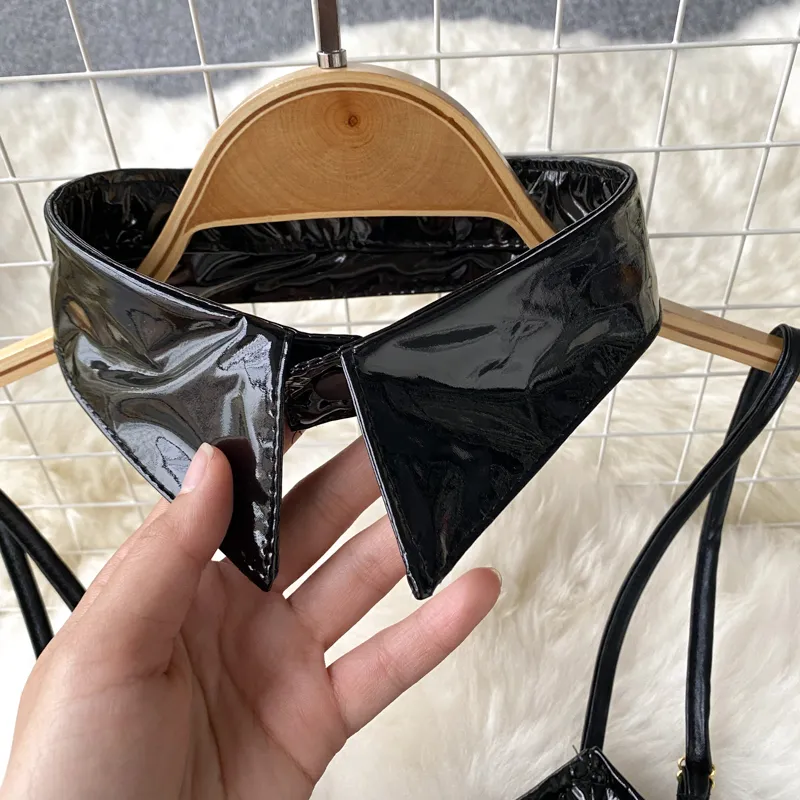 Bodysuit de malha erótica feminina, macacão de renda, combinação oca, moda sexy, pijama