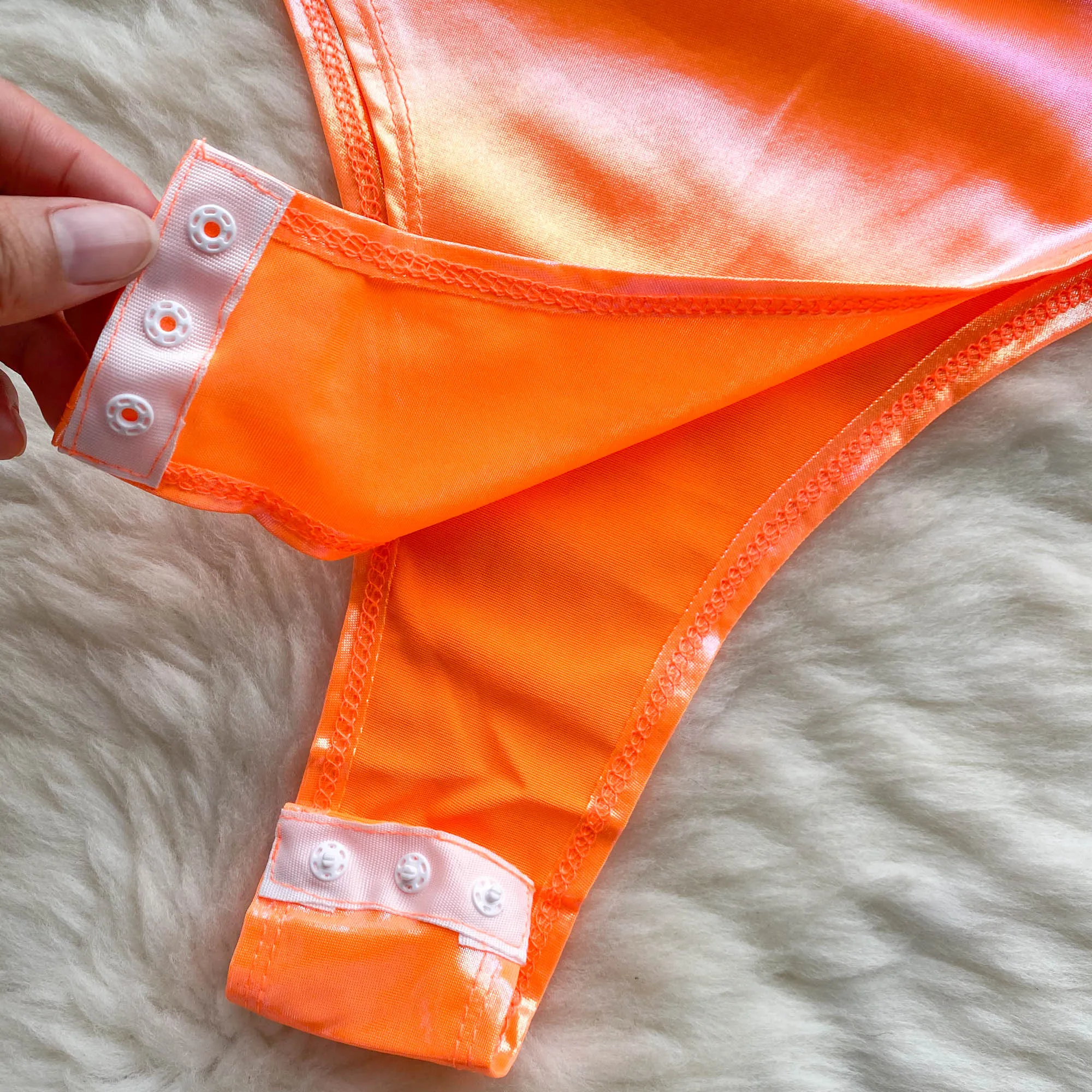 Bodysuit de malha erótica feminina, macacão de renda, combinação oca, moda sexy, pijama