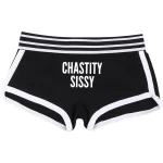 CHASTITY SISSY Underwear Female Boxer Shorts Cute Girl Panties