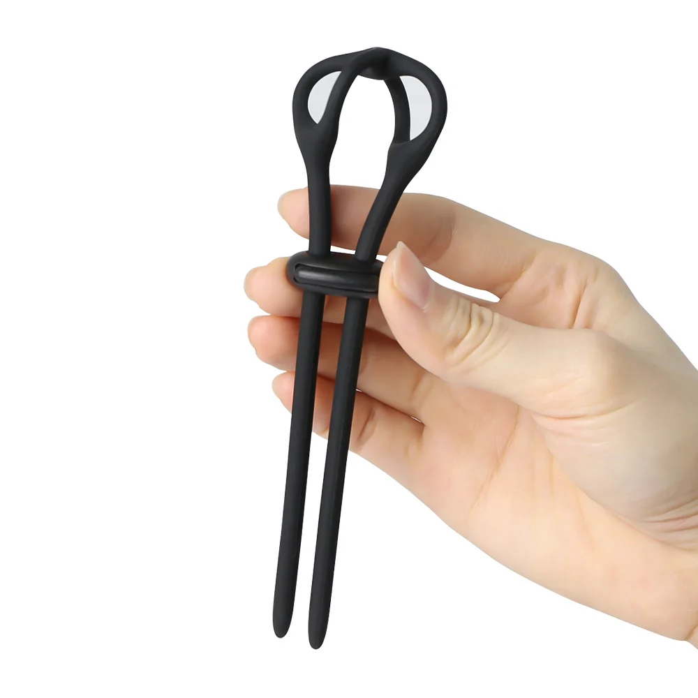 Anel penis elástico ajustável de silicone para homens, anéis de galo, corda, ejaculação tardia, anéis de galo, brinquedos sexuais para adultos, cockting duradouro, sex shop