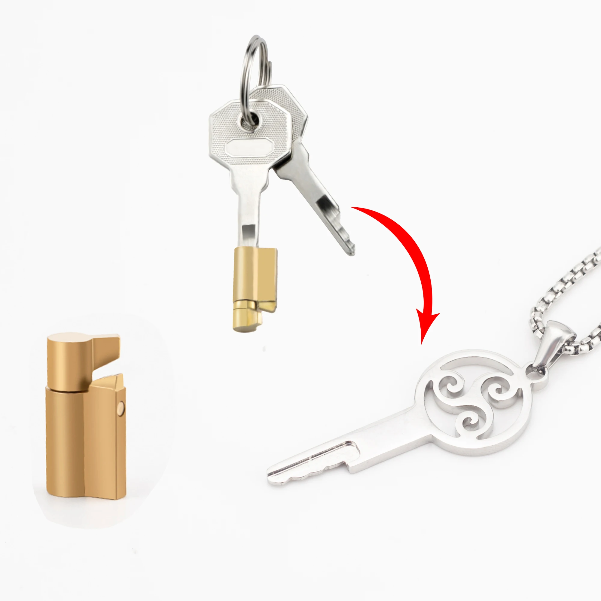 Em Forma de Coração Chaveiro, Cabe Todas As Jaulas Em Nossa Loja, Fechaduras Integradas, Porta-Chaveiro, Sex Toys, Jogos para Adultos, Acessório, Presentes