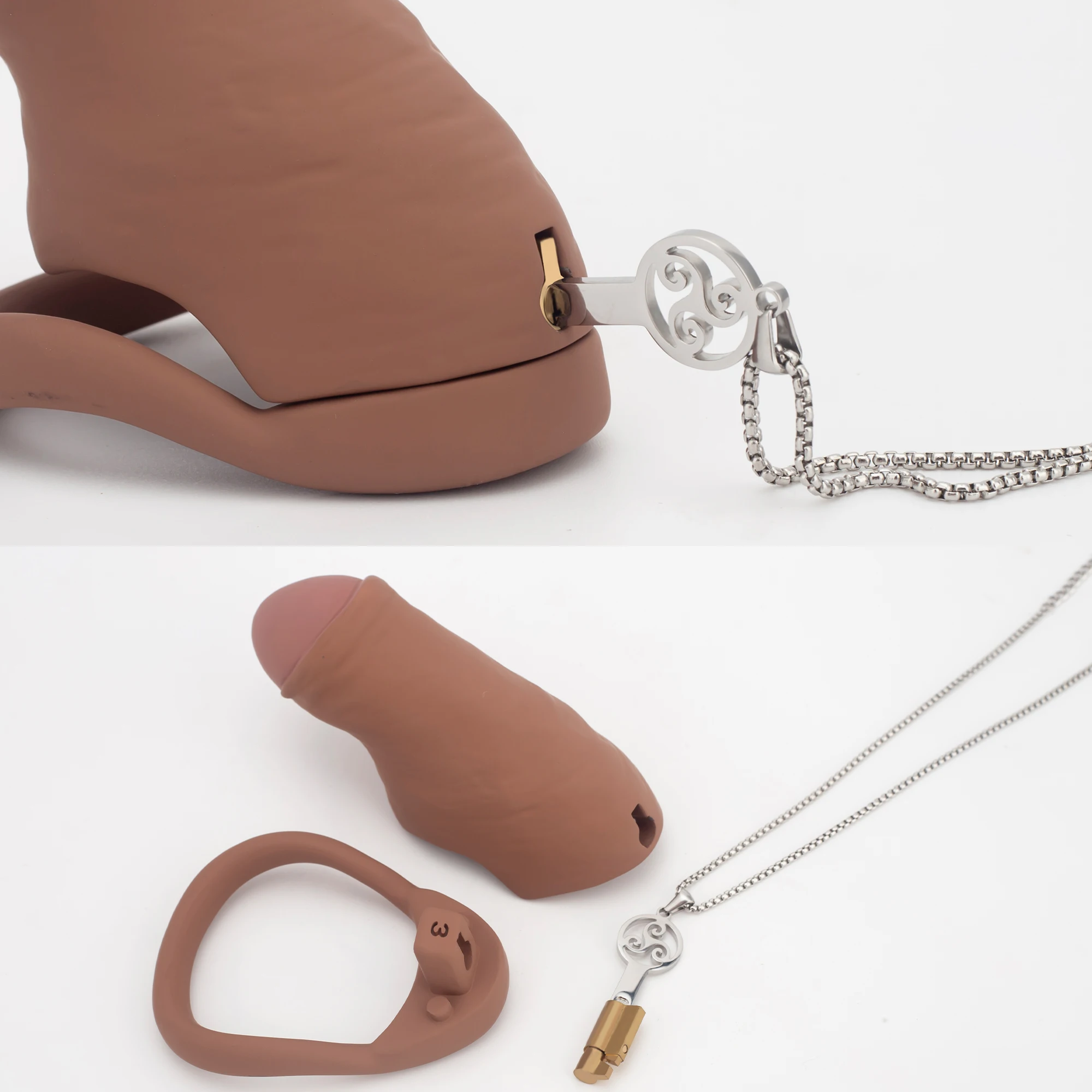 Em Forma de Coração Chaveiro, Cabe Todas As Jaulas Em Nossa Loja, Fechaduras Integradas, Porta-Chaveiro, Sex Toys, Jogos para Adultos, Acessório, Presentes