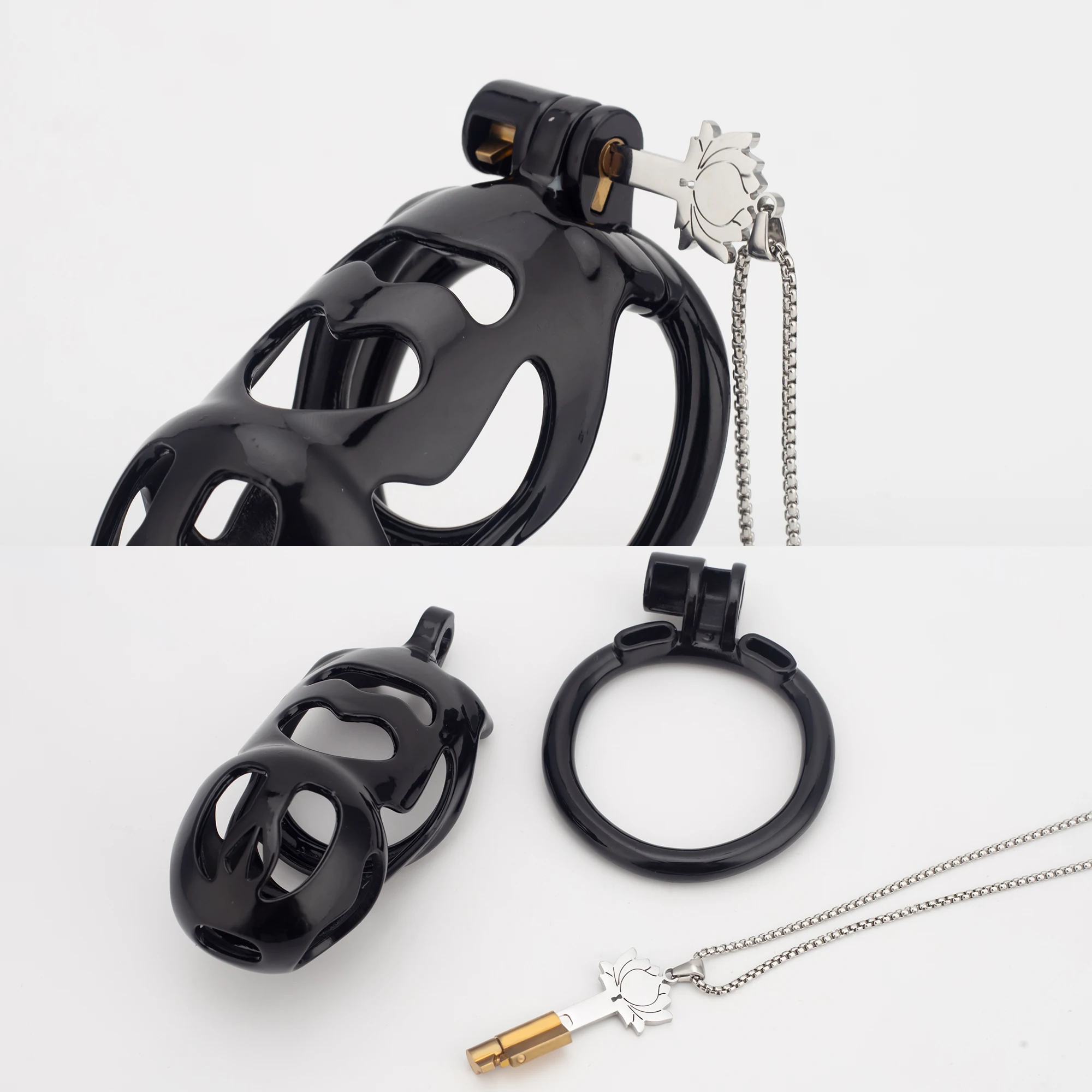 Em Forma de Coração Chaveiro, Cabe Todas As Jaulas Em Nossa Loja, Fechaduras Integradas, Porta-Chaveiro, Sex Toys, Jogos para Adultos, Acessório, Presentes