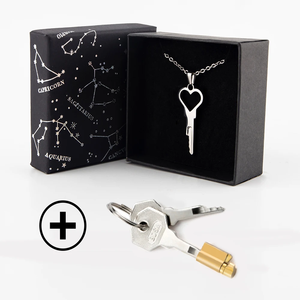 Silver-1pcs Key Lock