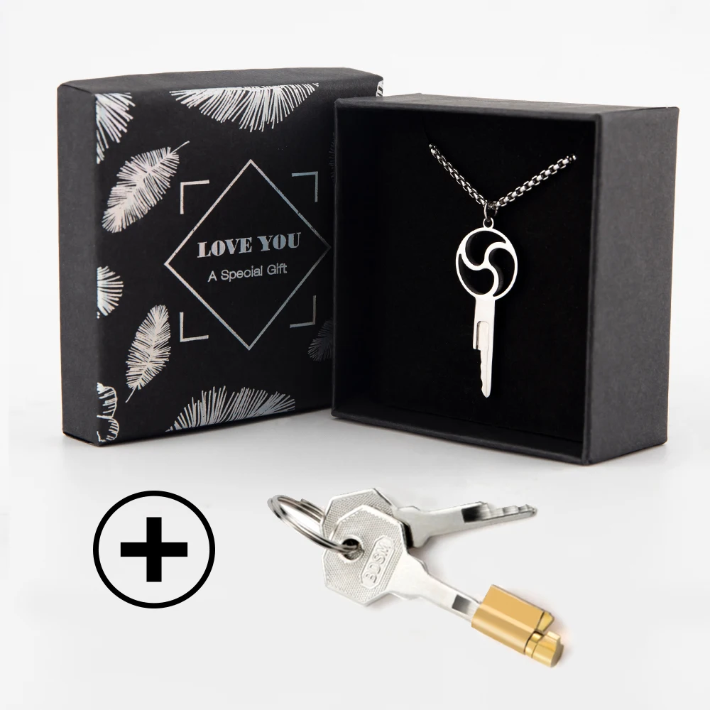 Silver-1pcs Key Lock