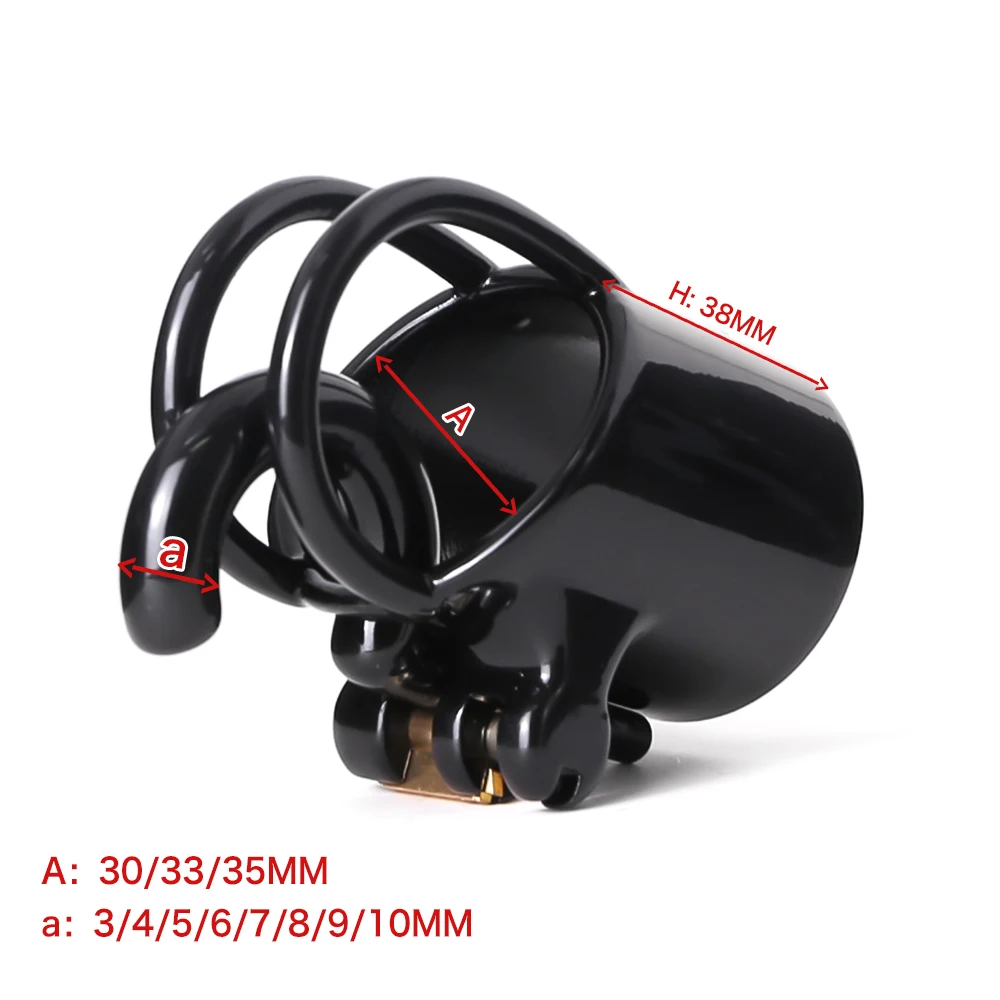 Premium Paint PA Puncture Cock Cage 3D Impresso Dispositivo de Castidade Masculina Destacável Penis Ring Lock Stealth Lock bdsm sex toy para homens