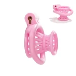 Gaiola de Castidade Sissy Basket Invertida Lock Chastity Cage