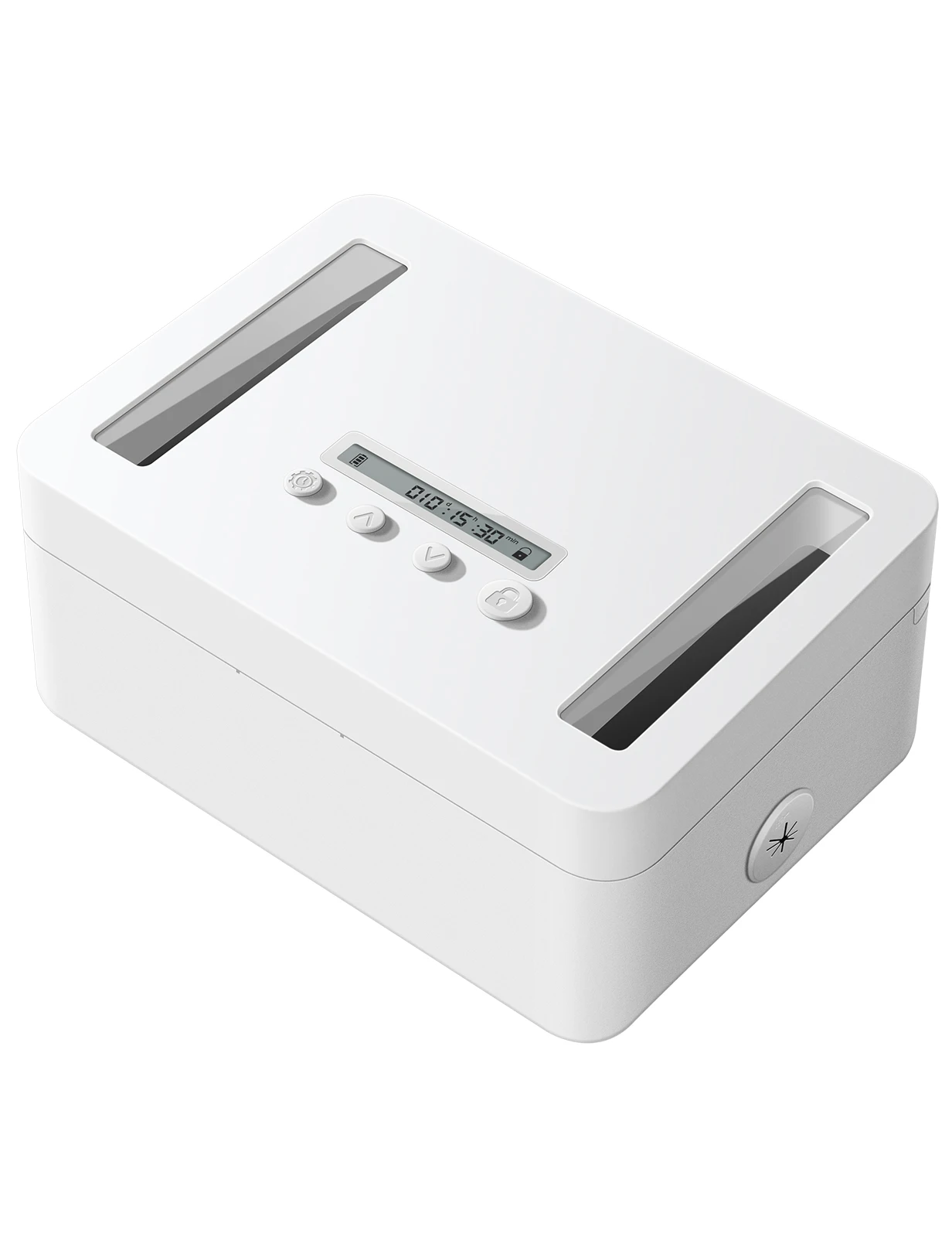 Vaydeer-Metal Bloqueio Cronometrado Para Iphone, Dispositivo De Jogo, iPad, Tablet, Bloqueio Do Telefone Auto-Controle, Bloqueio De Criança, Display LED