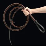 Chicote de Couro Flagelador 240CM Leather Whip Flogger