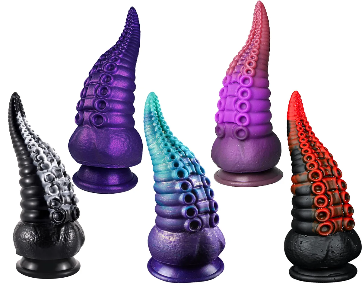 Consolo Tentáculo Polvo com Ventosa Tentacle Dildo