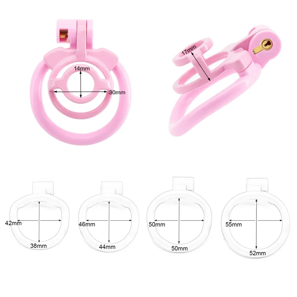 Medidas da gaiola flat: 17 mm de profundidade, furo de 14 mm e anéis de 42 a 55 mm