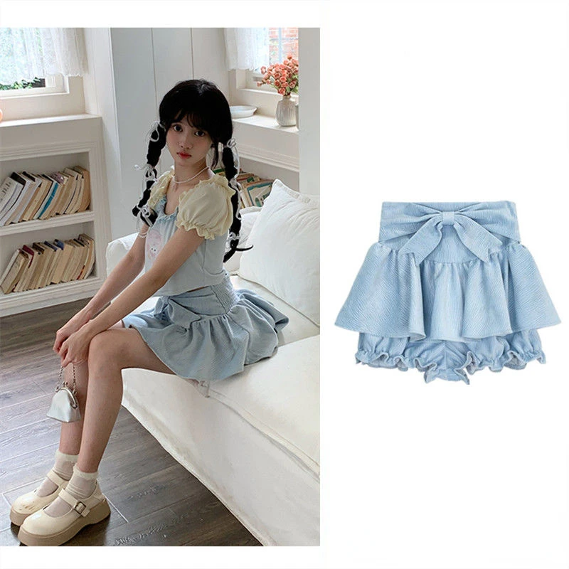 Lolita Mini-saia, Cintura alta, Plissada, Rosa, Bandagem, Coreano, Sexy, Linha A, Mini, Curto, Kawaii, Y2k, Meninas