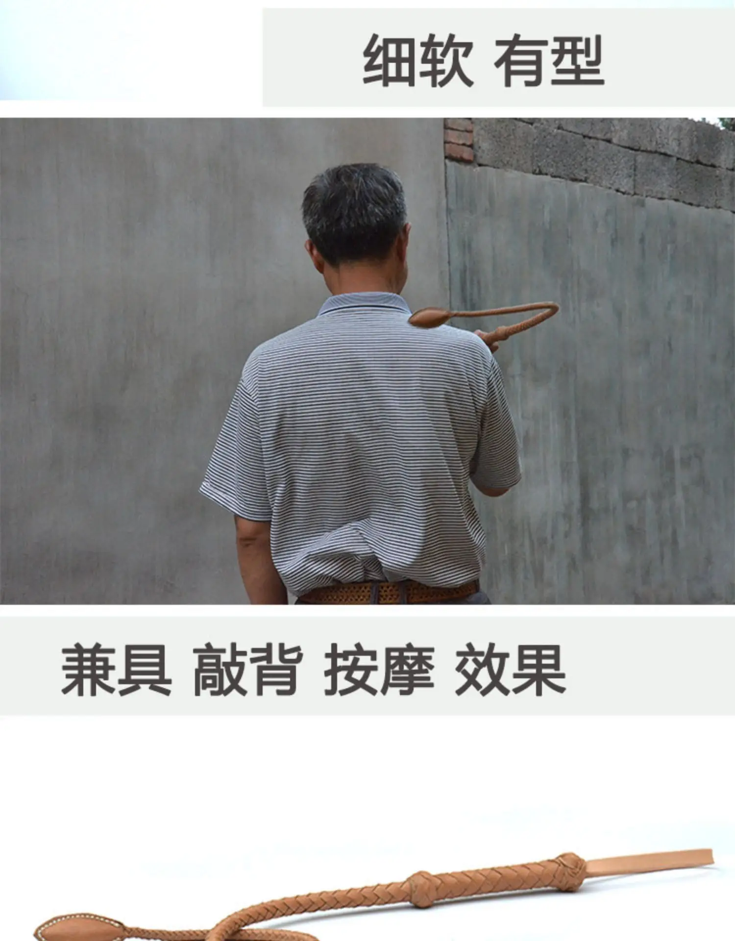 Handmade Real couro cavalo chicote, Workout Chicote Training