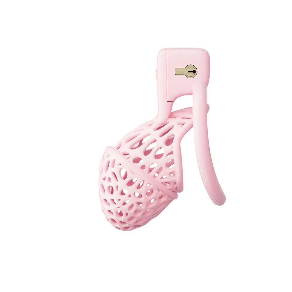 Mistress Shiny Cut-out Chastity Cage Devices BDSM Male Bondage Cock Cage TS CD Penis Ring Lock Gay Ladyboy Erotic Sex Toys