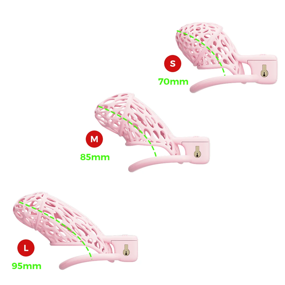 Mistress Shiny Cut-out Chastity Cage Devices BDSM Male Bondage Cock Cage TS CD Penis Ring Lock Gay Ladyboy Erotic Sex Toys