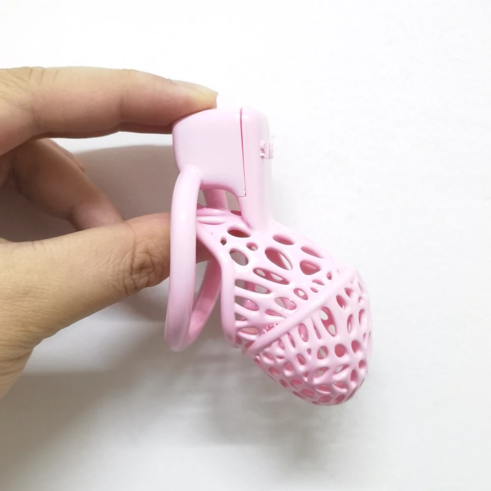 Mistress Shiny Cut-out Chastity Cage Devices BDSM Male Bondage Cock Cage TS CD Penis Ring Lock Gay Ladyboy Erotic Sex Toys