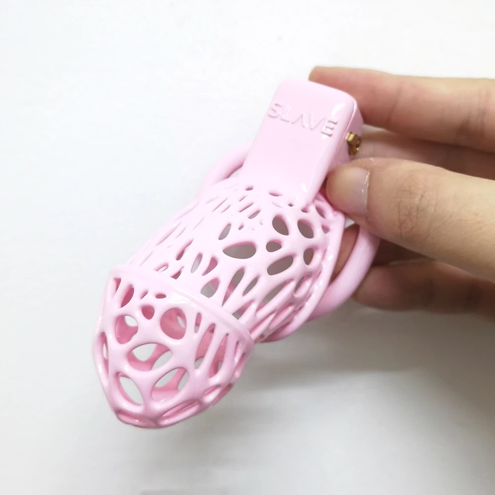 Mistress Shiny Cut-out Chastity Cage Devices BDSM Male Bondage Cock Cage TS CD Penis Ring Lock Gay Ladyboy Erotic Sex Toys