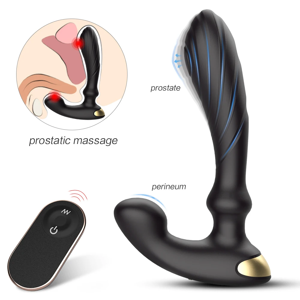Massageador Próstata Controle Remoto Prostate Massager Vibrator