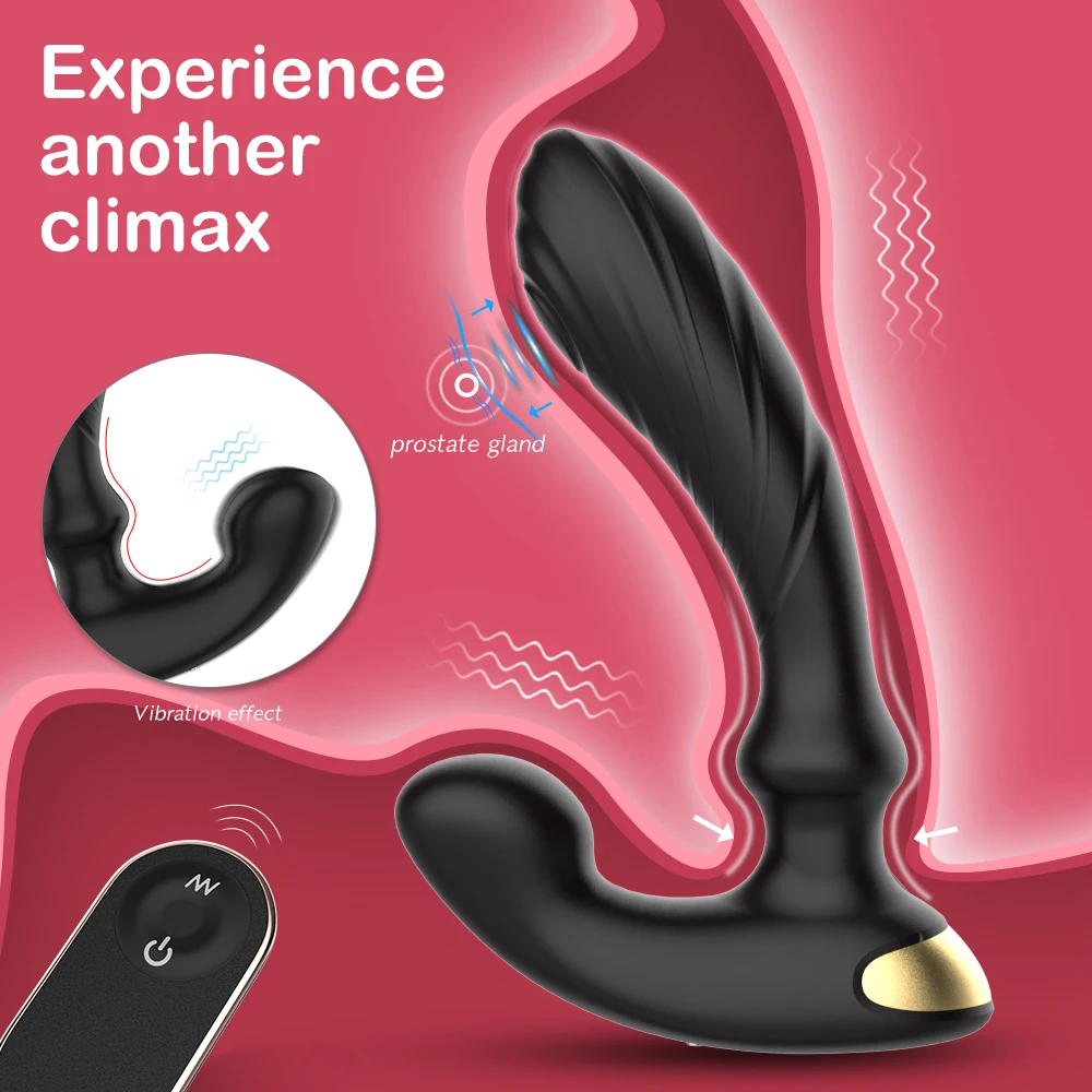 Massageador Próstata Controle Remoto Prostate Massager Vibrator
