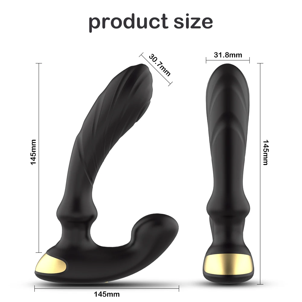 Massageador Próstata Controle Remoto Prostate Massager Vibrator
