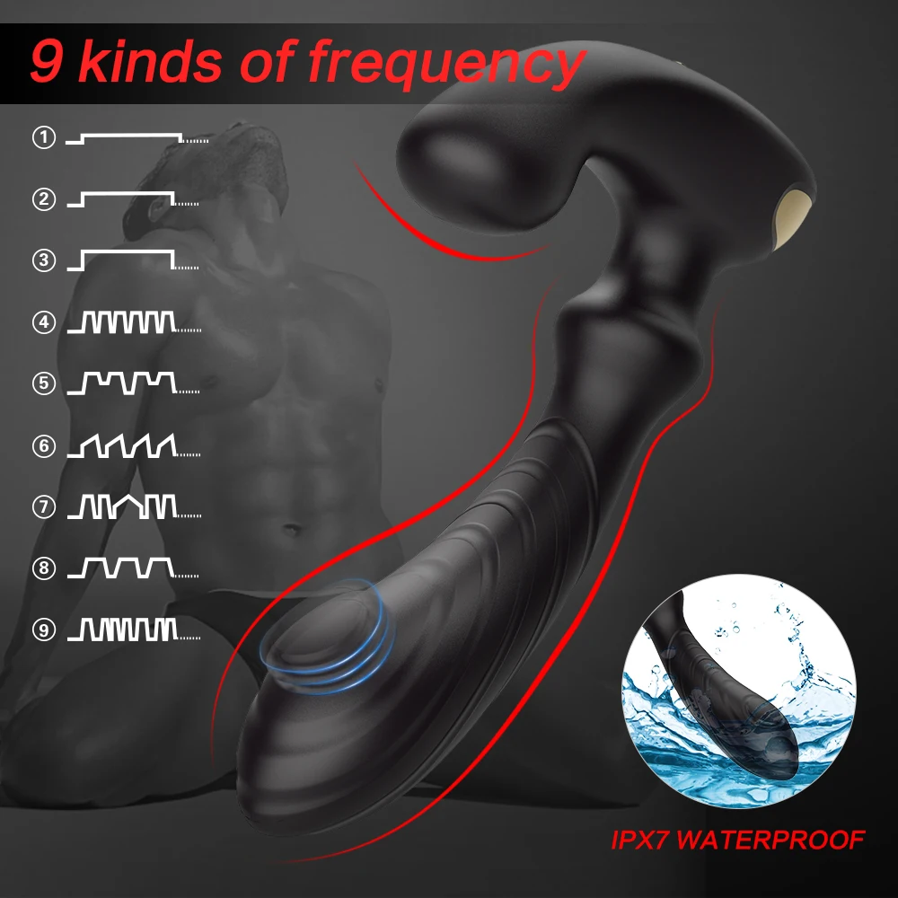 Massageador Próstata Controle Remoto Prostate Massager Vibrator